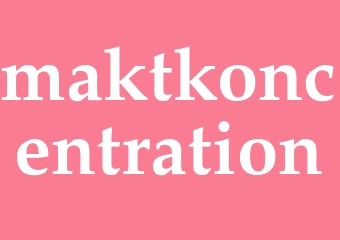 Synonym maktkoncentration