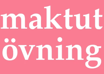 Synonym maktutövning