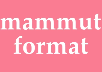 Synonym mammutformat