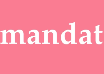 Synonym mandat