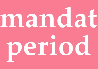 Synonym mandatperiod