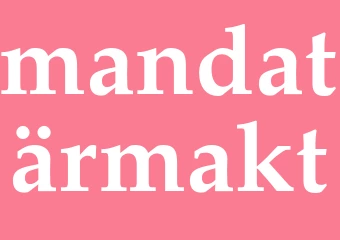 Synonym mandatärmakt