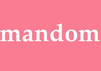Synonym mandom