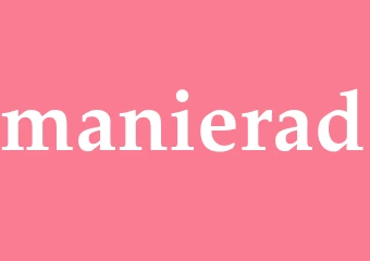 Synonym manierad