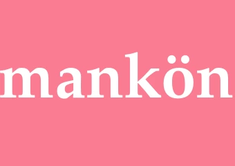 Synonym mankön