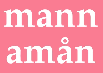 Synonym mannamån