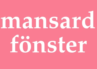 Synonym mansardfönster