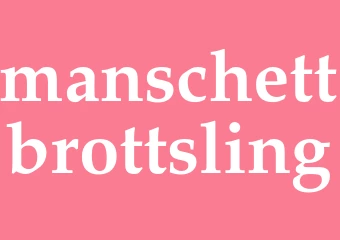Synonym manschettbrottsling