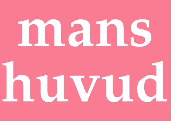 Synonym manshuvud