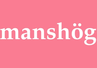 Synonym manshög