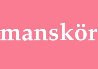 Synonym manskör