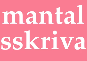 Synonym mantalsskriva