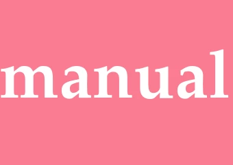 Synonym manual