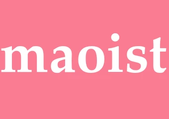 Synonym maoist