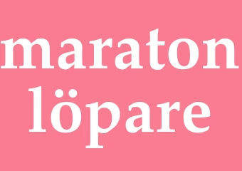 Synonym maratonlöpare