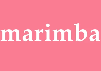 Synonym marimba