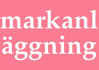 Synonym markanläggning