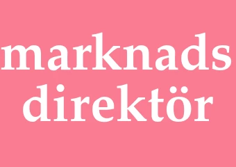 Synonym marknadsdirektör