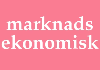 Synonym marknadsekonomisk