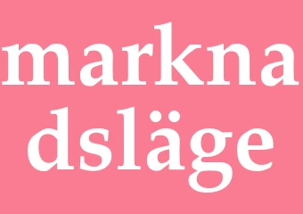 Synonym marknadsläge
