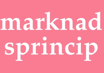 Synonym marknadsprincip