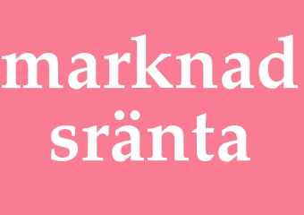 Synonym marknadsränta