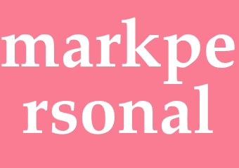 Synonym markpersonal