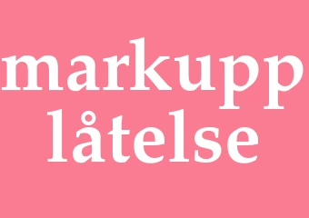 Synonym markupplåtelse