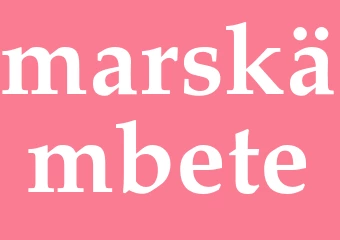 Synonym marskämbete