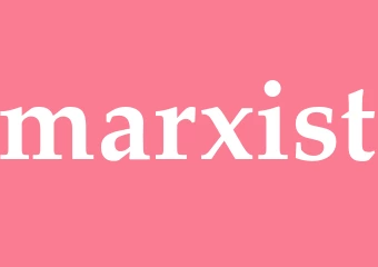Synonym marxist