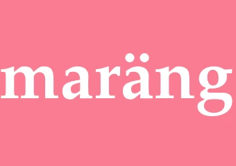 Synonym maräng