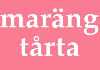 Synonym marängtårta