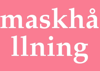 Synonym maskhållning