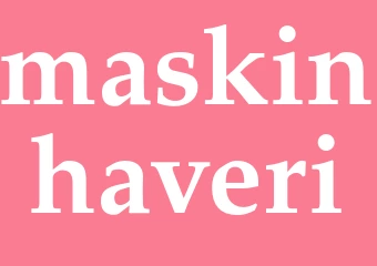Synonym maskinhaveri