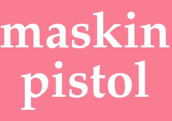 Synonym maskinpistol