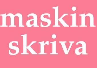 Synonym maskinskriva