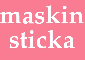 Synonym maskinsticka