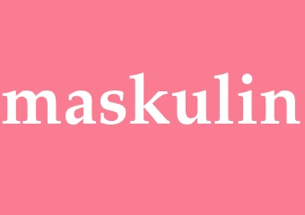 Synonym maskulin