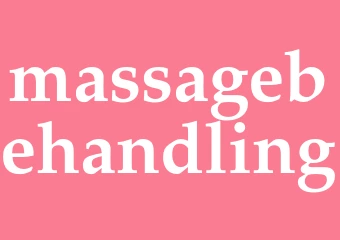 Synonym massagebehandling