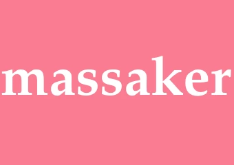 Synonym massaker