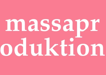 Synonym massaproduktion