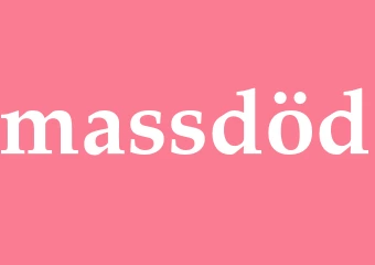 Synonym massdöd