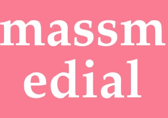 Synonym massmedial