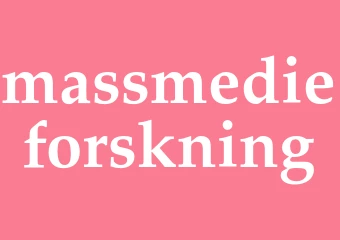 Synonym massmedieforskning