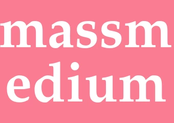 Synonym massmedium