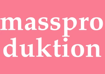 Synonym massproduktion