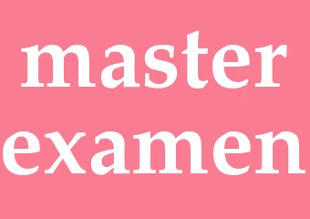Synonym masterexamen