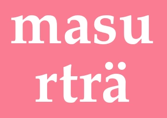 Synonym masurträ