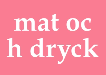 Synonym mat och dryck