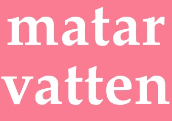 Synonym matarvatten